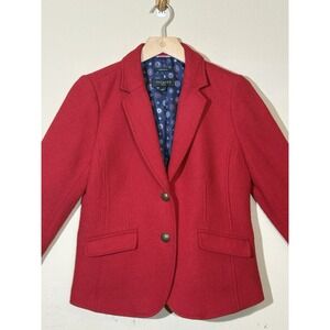 Talbots 4P Aberdeen Wool Blend Blazer Jacket Business Casual Office
